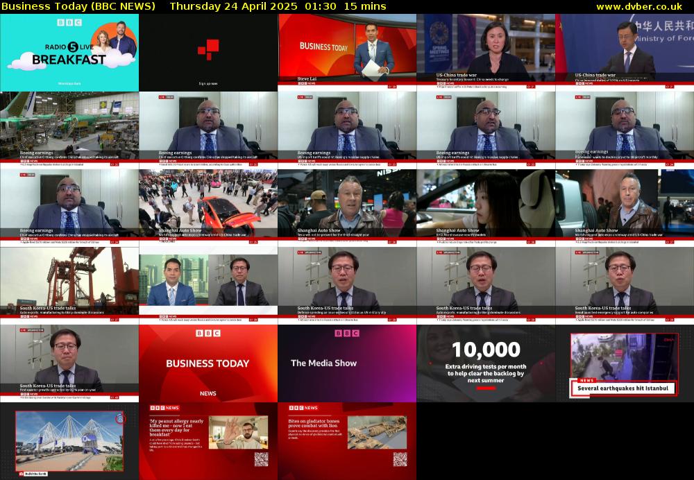 Business Today (BBC NEWS) Thursday 24 April 2025 01:30 - 01:45