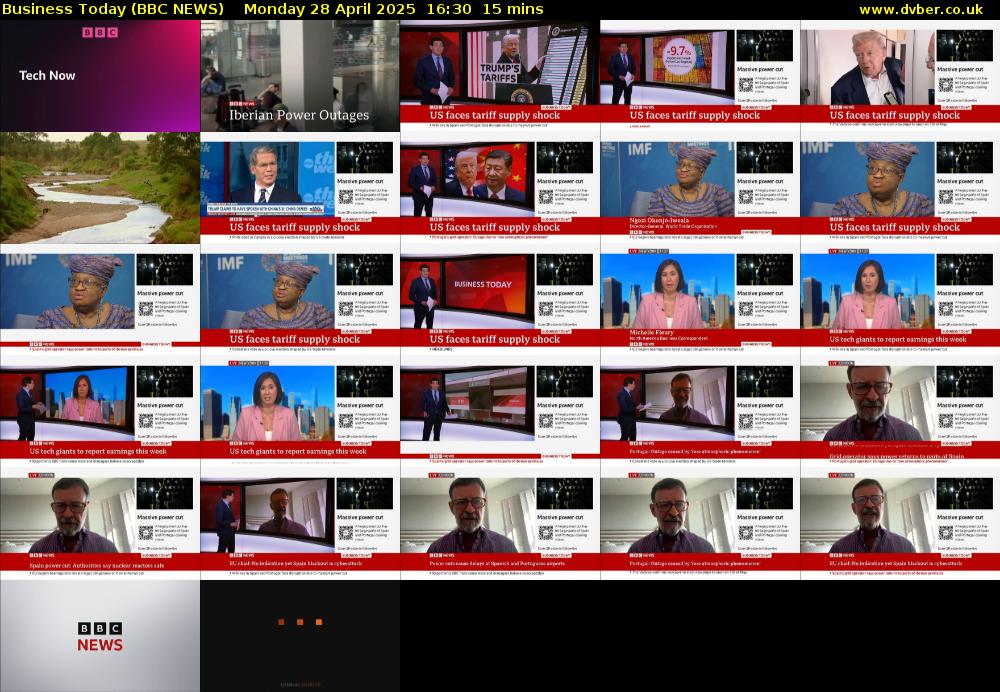 Business Today (BBC NEWS) Monday 28 April 2025 16:30 - 16:45
