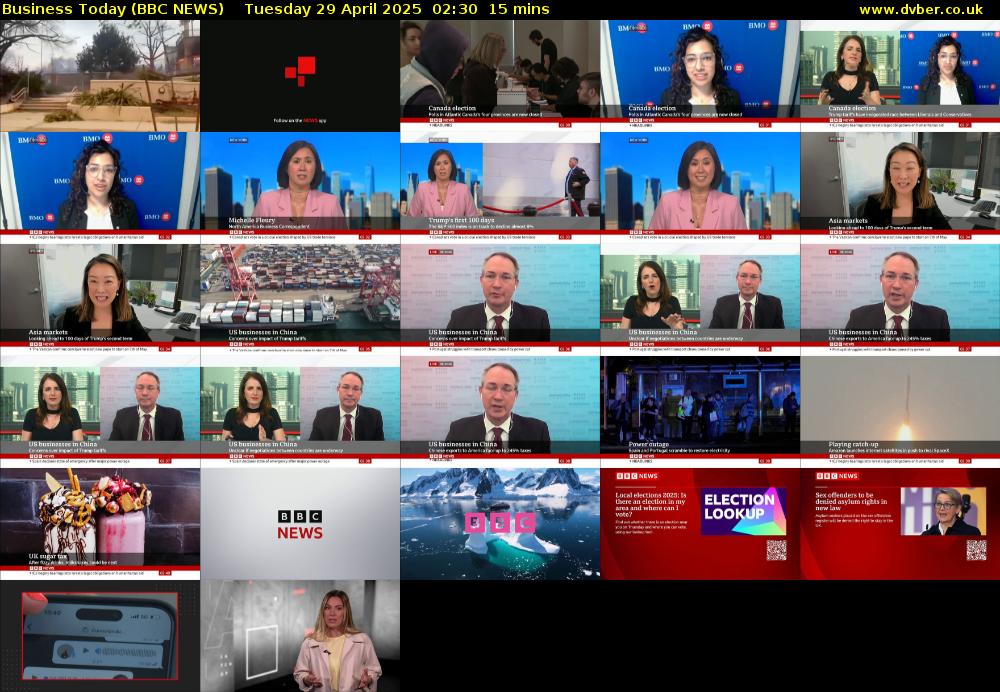 Business Today (BBC NEWS) Tuesday 29 April 2025 02:30 - 02:45