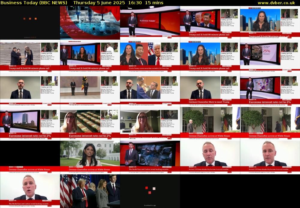 Business Today (BBC NEWS) Thursday 5 June 2025 16:30 - 16:45