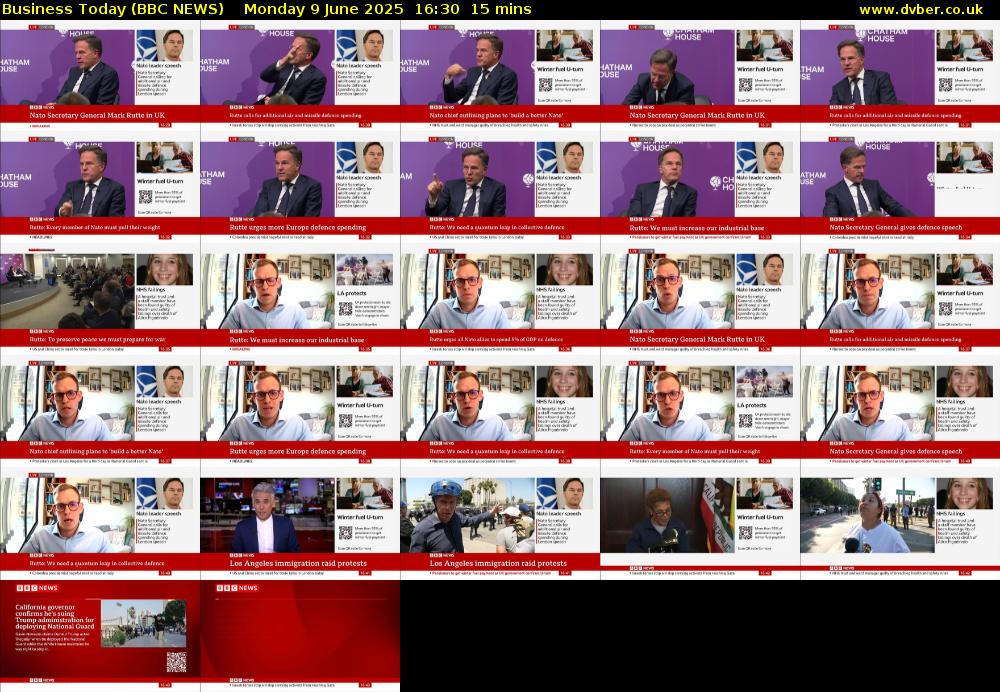Business Today (BBC NEWS) Monday 9 June 2025 16:30 - 16:45