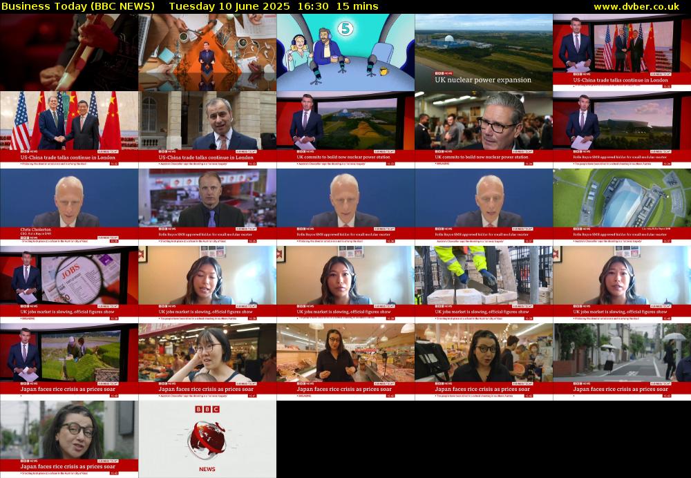 Business Today (BBC NEWS) Tuesday 10 June 2025 16:30 - 16:45