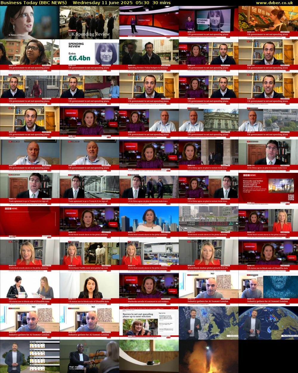 Business Today (BBC NEWS) Wednesday 11 June 2025 05:30 - 06:00