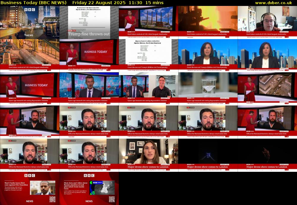 Business Today (BBC NEWS) Friday 22 August 2025 11:30 - 11:45