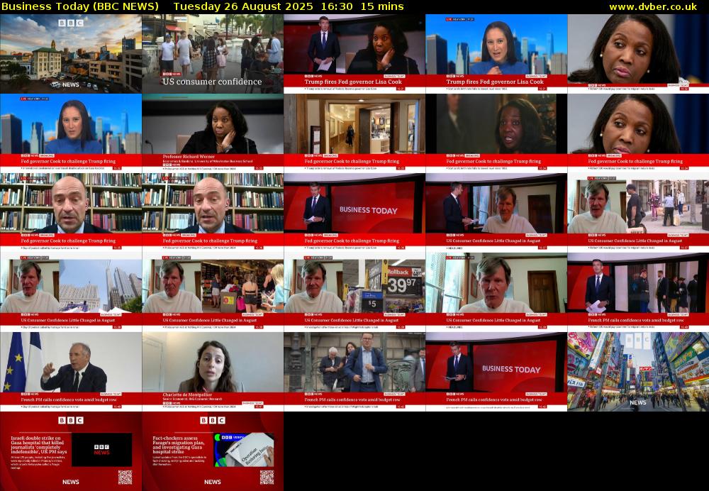 Business Today (BBC NEWS) Tuesday 26 August 2025 16:30 - 16:45