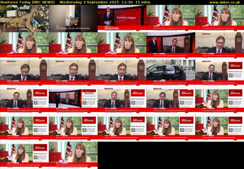 Business Today (BBC NEWS) Wednesday 3 September 2025 11:30 - 11:45
