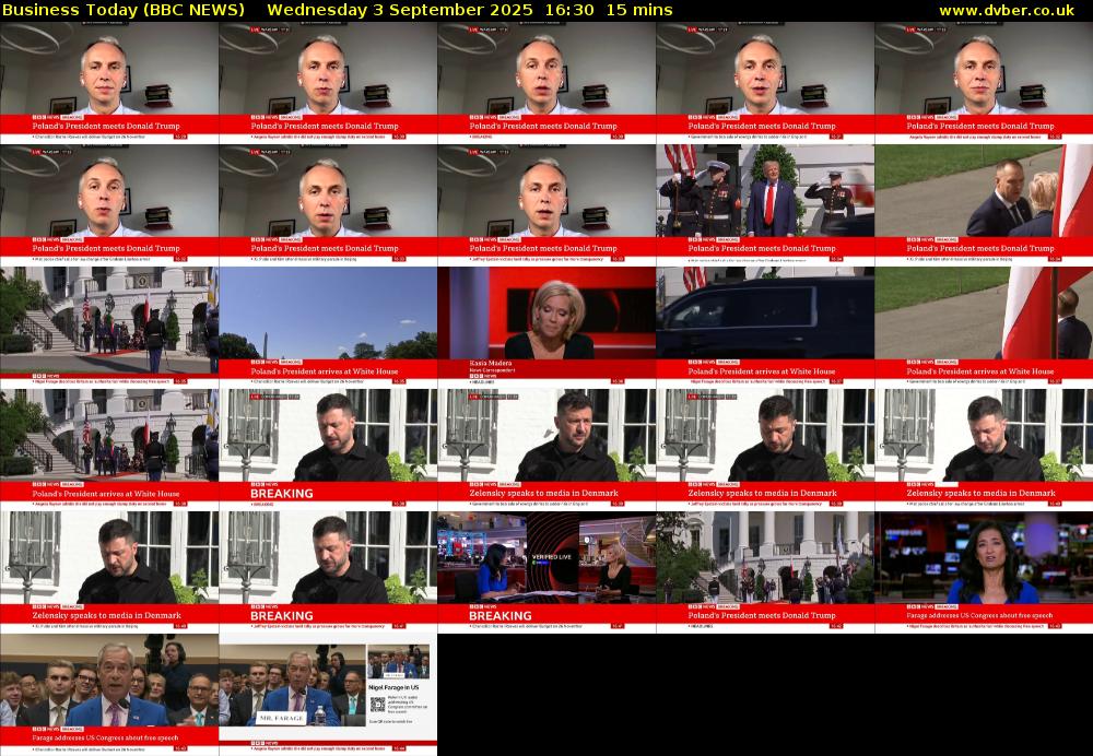 Business Today (BBC NEWS) Wednesday 3 September 2025 16:30 - 16:45