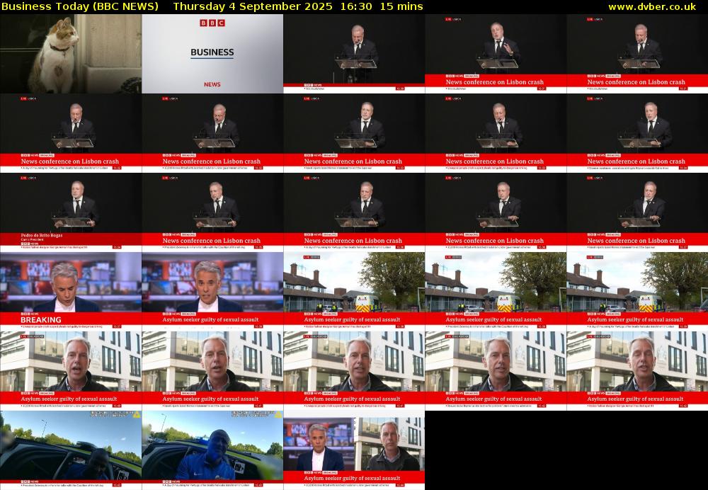Business Today (BBC NEWS) Thursday 4 September 2025 16:30 - 16:45