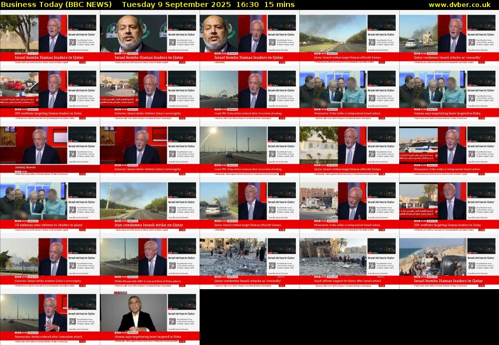 Business Today (BBC NEWS) Tuesday 9 September 2025 16:30 - 16:45