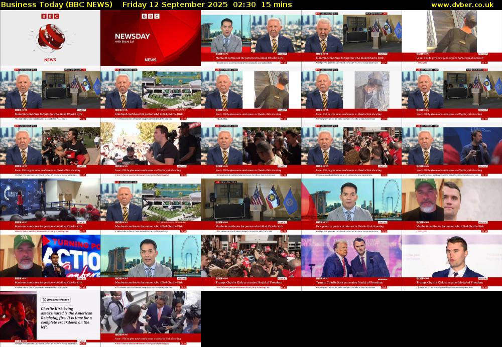 Business Today (BBC NEWS) Friday 12 September 2025 02:30 - 02:45
