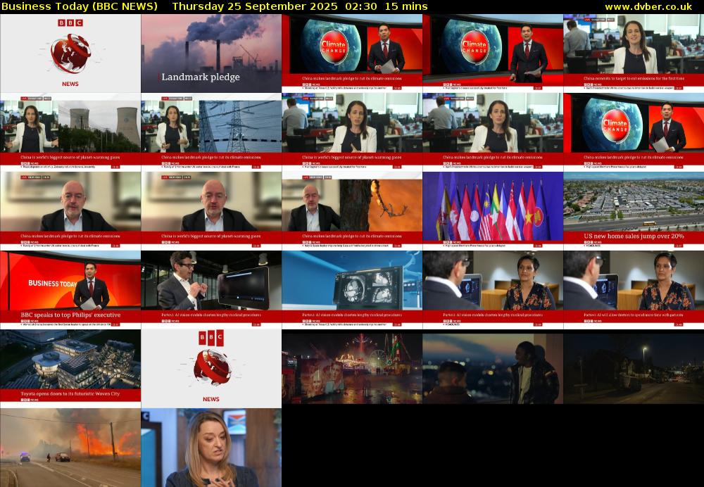 Business Today (BBC NEWS) Thursday 25 September 2025 02:30 - 02:45