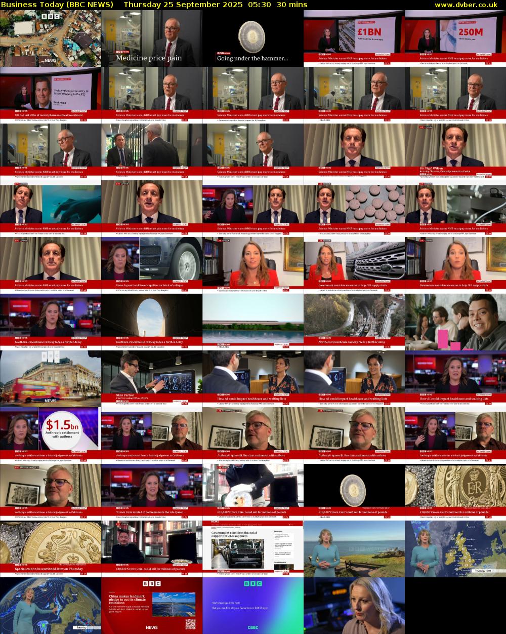 Business Today (BBC NEWS) Thursday 25 September 2025 05:30 - 06:00