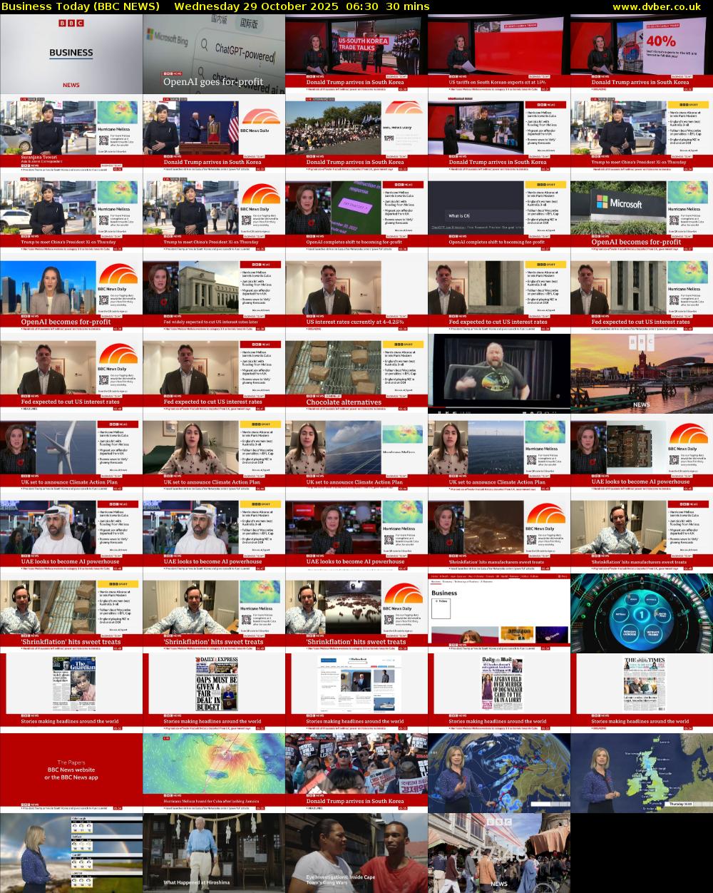 Business Today (BBC NEWS) Wednesday 29 October 2025 06:30 - 07:00