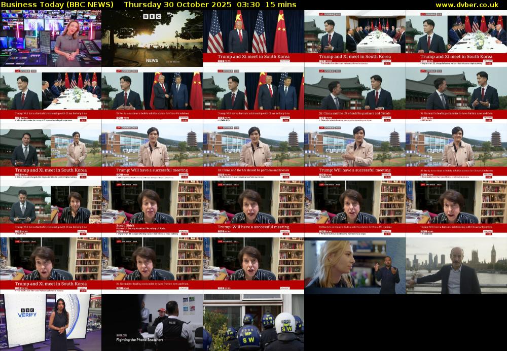 Business Today (BBC NEWS) Thursday 30 October 2025 03:30 - 03:45