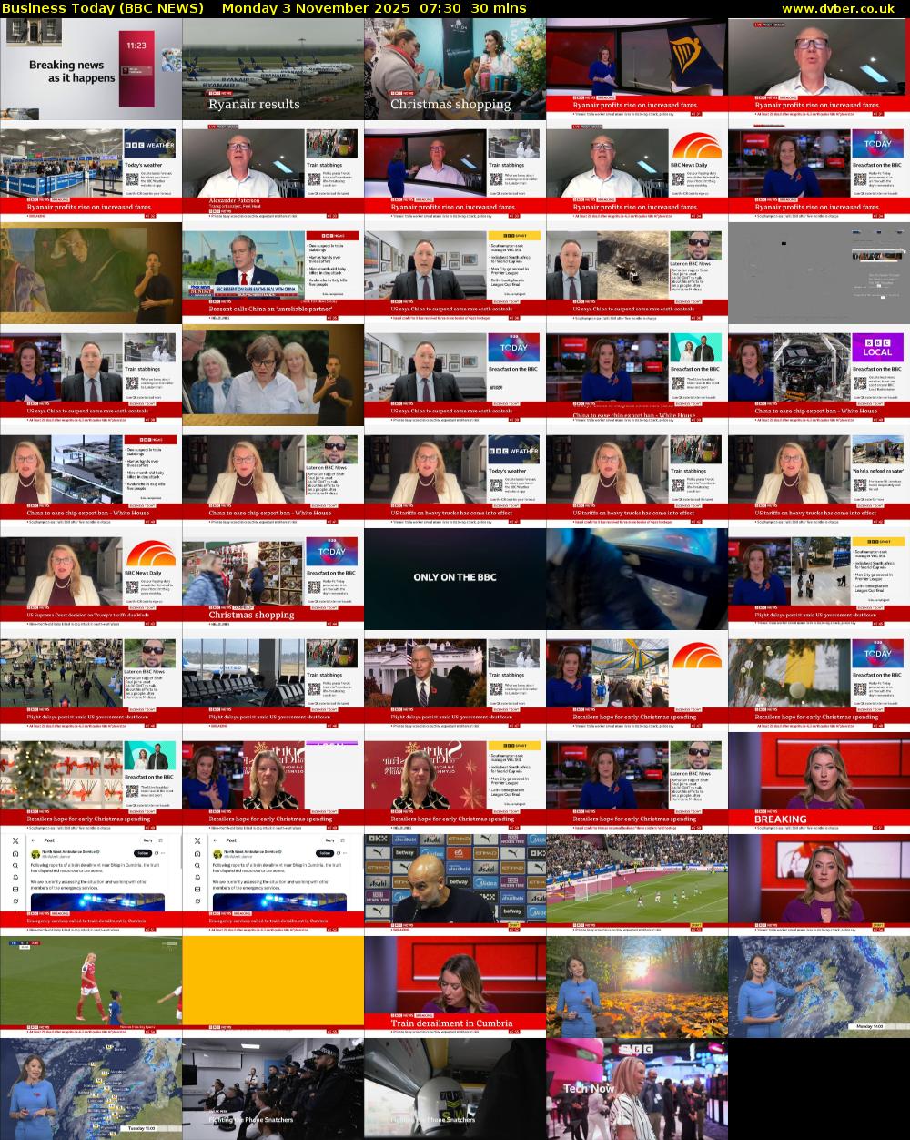 Business Today (BBC NEWS) Monday 3 November 2025 07:30 - 08:00