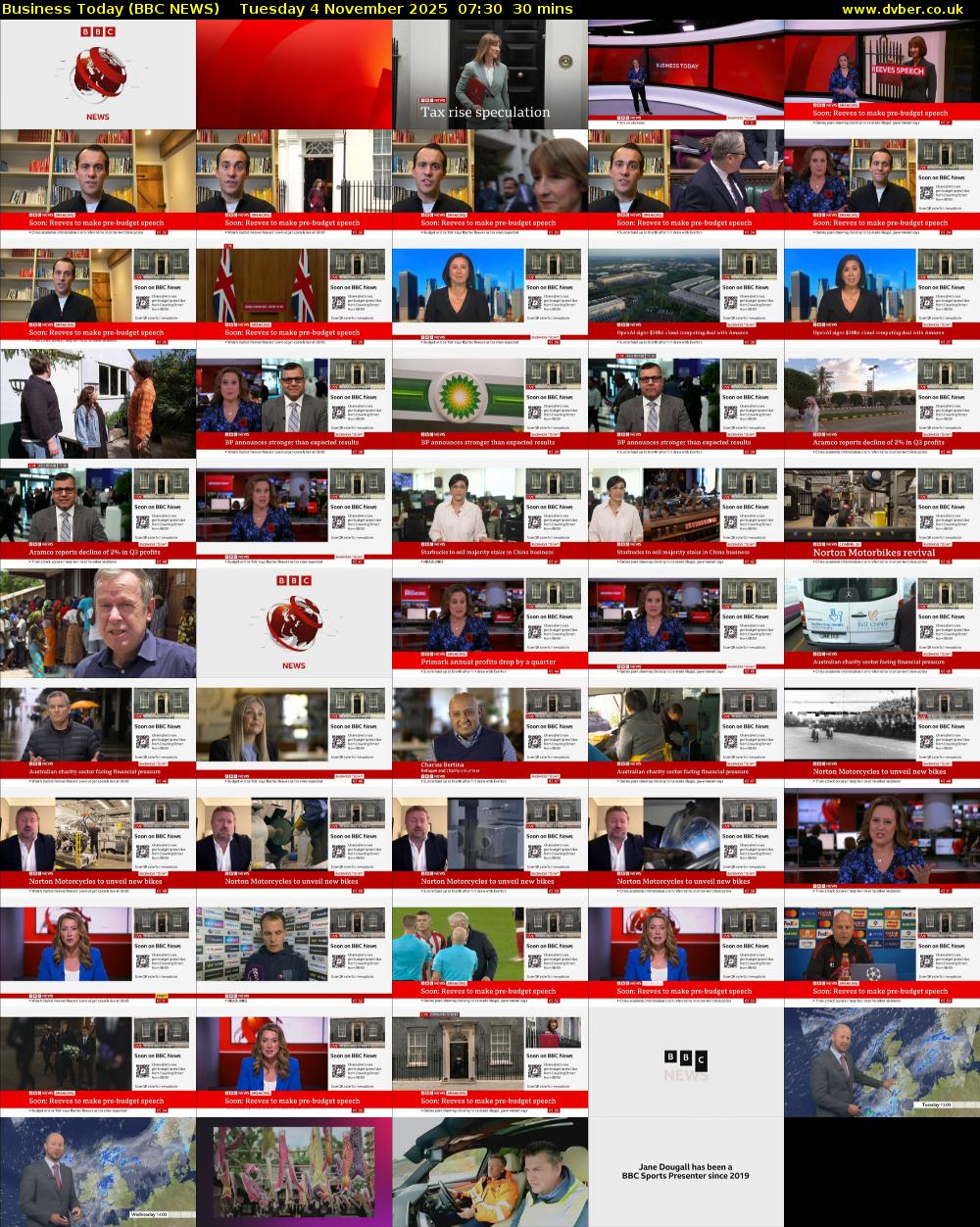 Business Today (BBC NEWS) Tuesday 4 November 2025 07:30 - 08:00