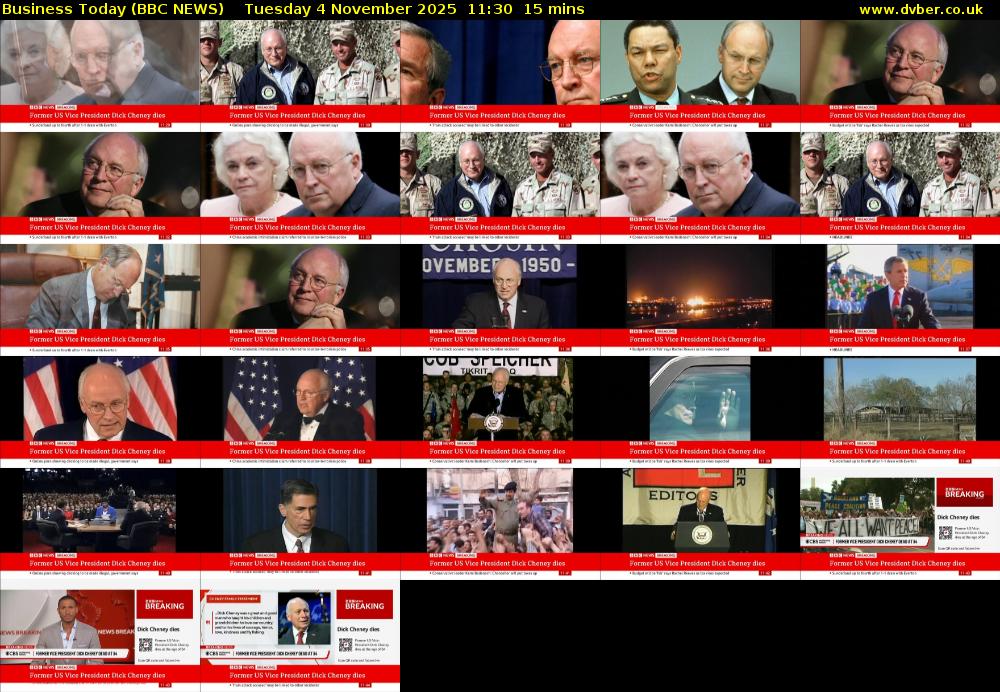 Business Today (BBC NEWS) Tuesday 4 November 2025 11:30 - 11:45