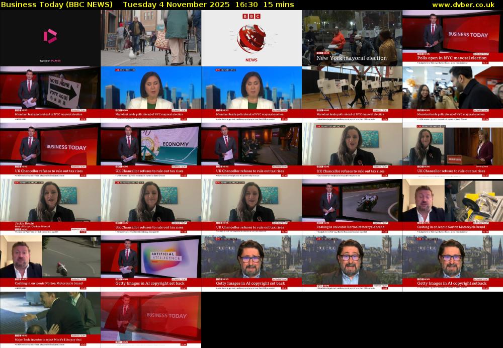 Business Today (BBC NEWS) Tuesday 4 November 2025 16:30 - 16:45