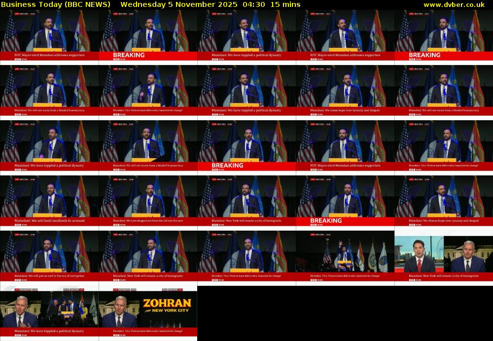 Business Today (BBC NEWS) Wednesday 5 November 2025 04:30 - 04:45