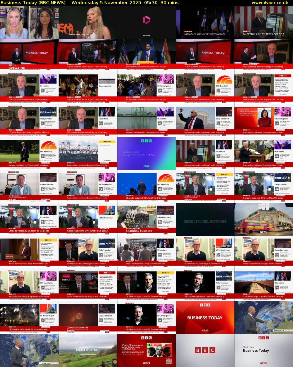 Business Today (BBC NEWS) Wednesday 5 November 2025 05:30 - 06:00