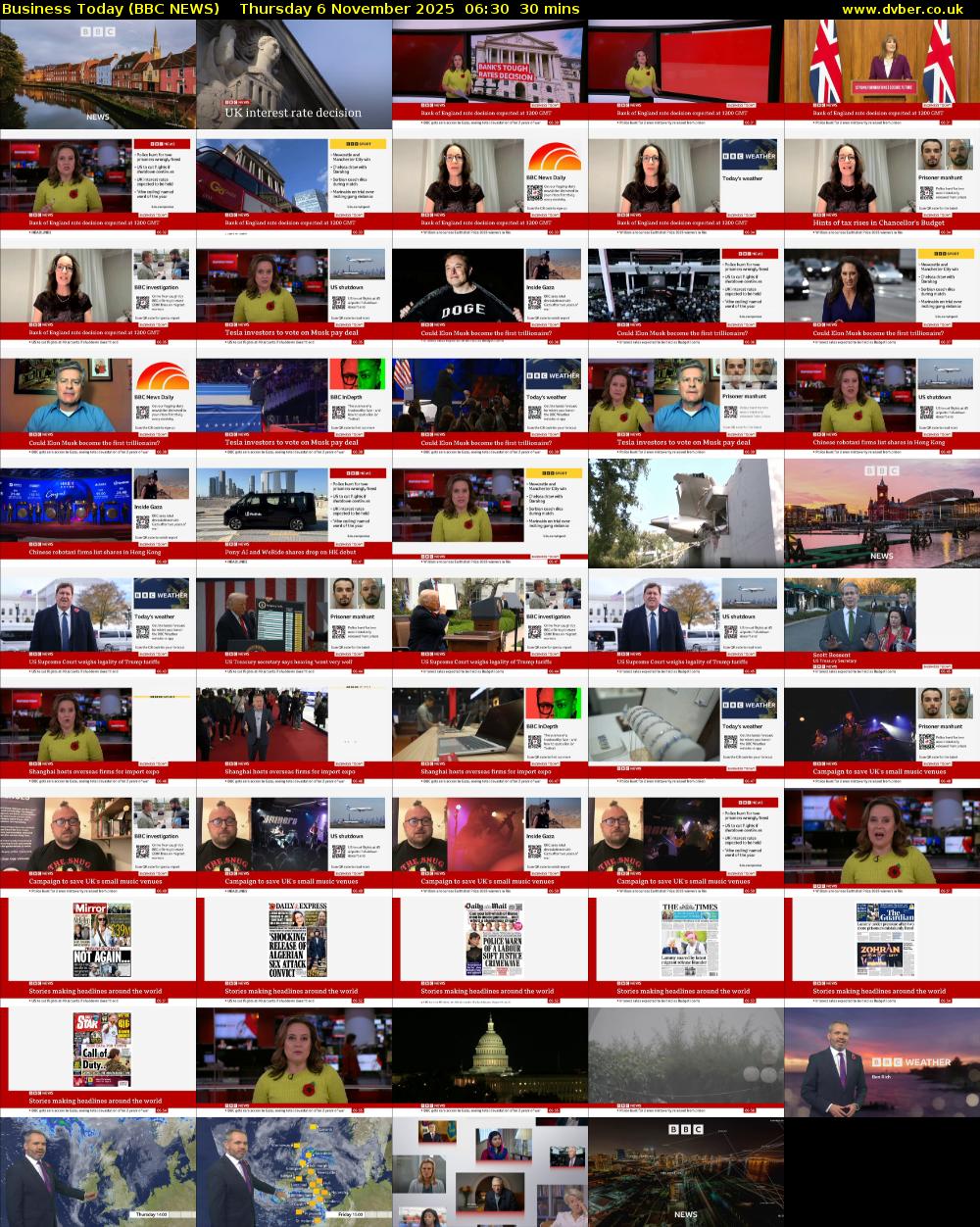 Business Today (BBC NEWS) Thursday 6 November 2025 06:30 - 07:00