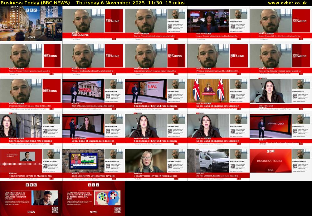 Business Today (BBC NEWS) Thursday 6 November 2025 11:30 - 11:45