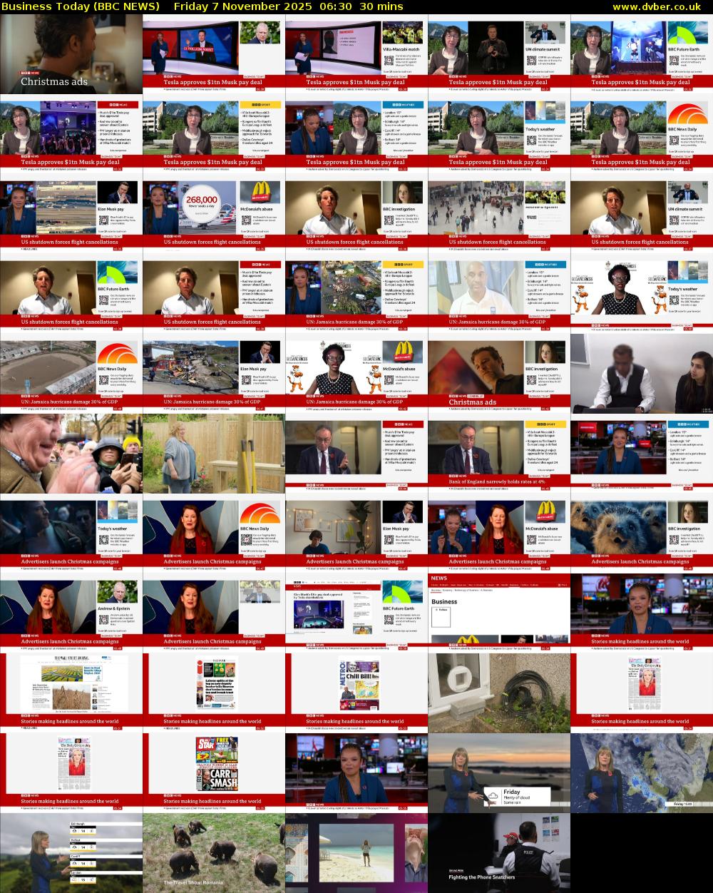 Business Today (BBC NEWS) Friday 7 November 2025 06:30 - 07:00