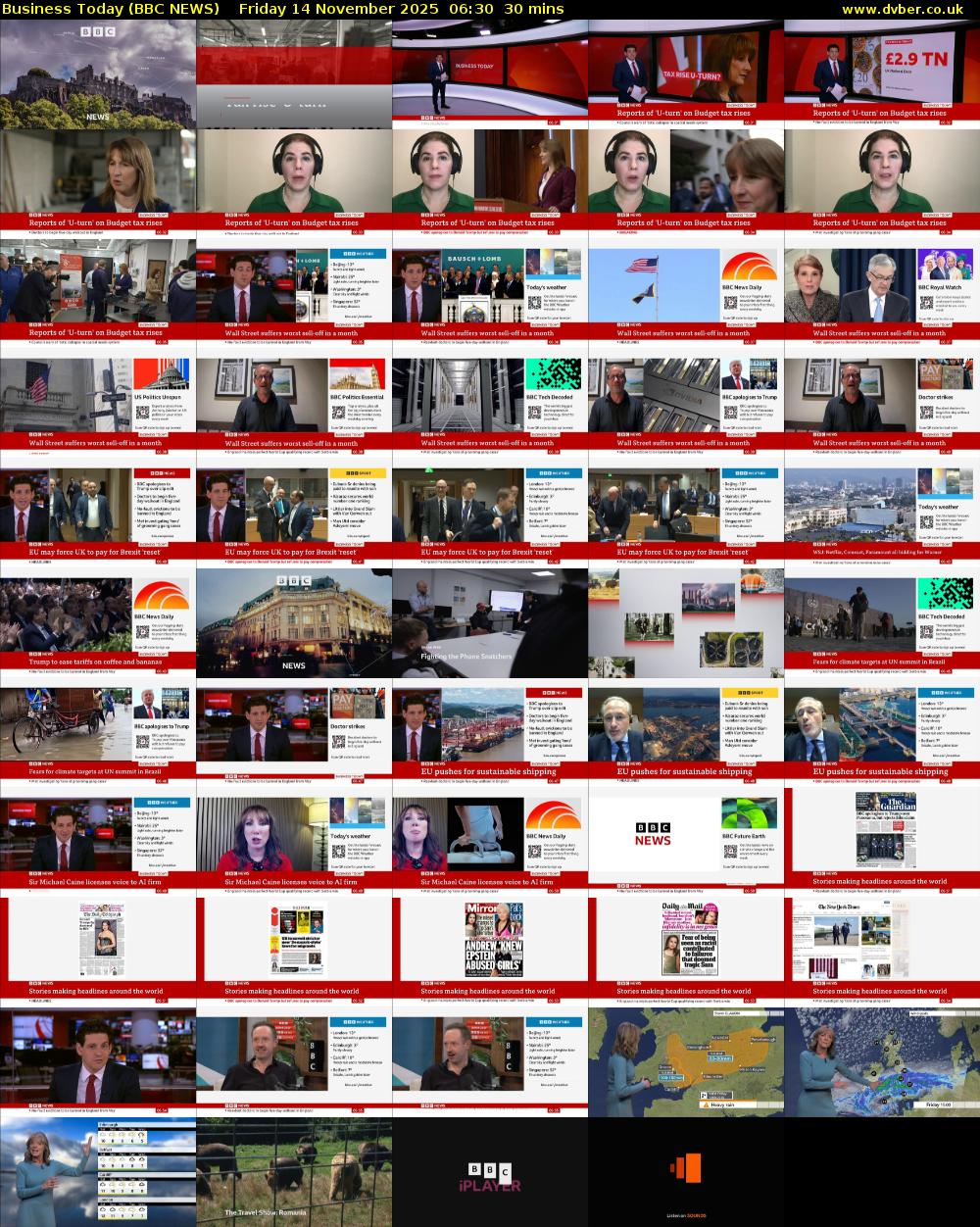 Business Today (BBC NEWS) Friday 14 November 2025 06:30 - 07:00