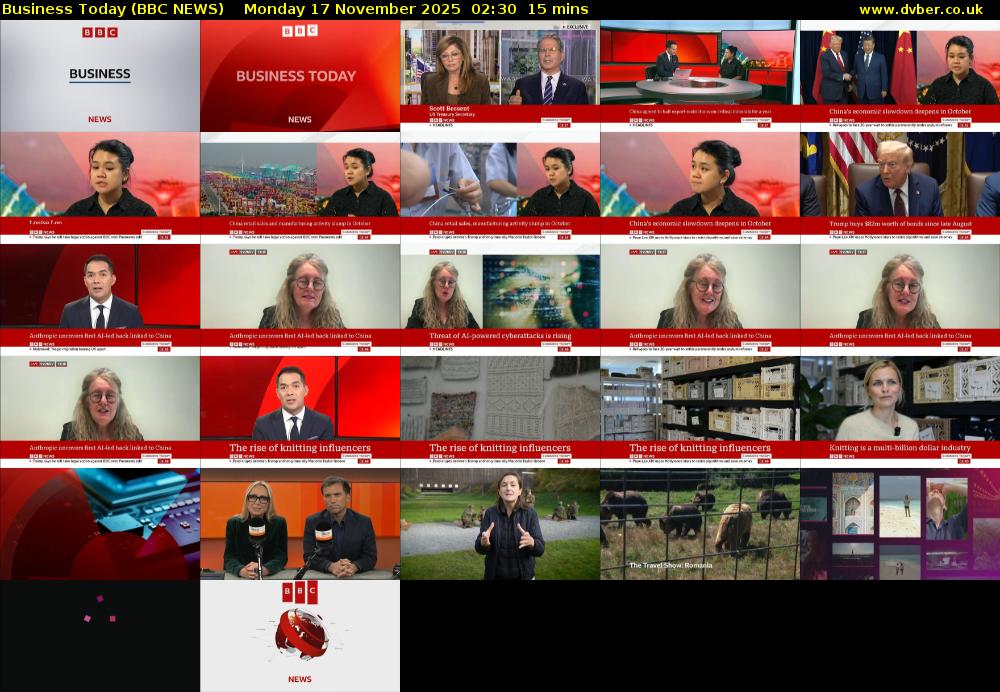 Business Today (BBC NEWS) Monday 17 November 2025 02:30 - 02:45