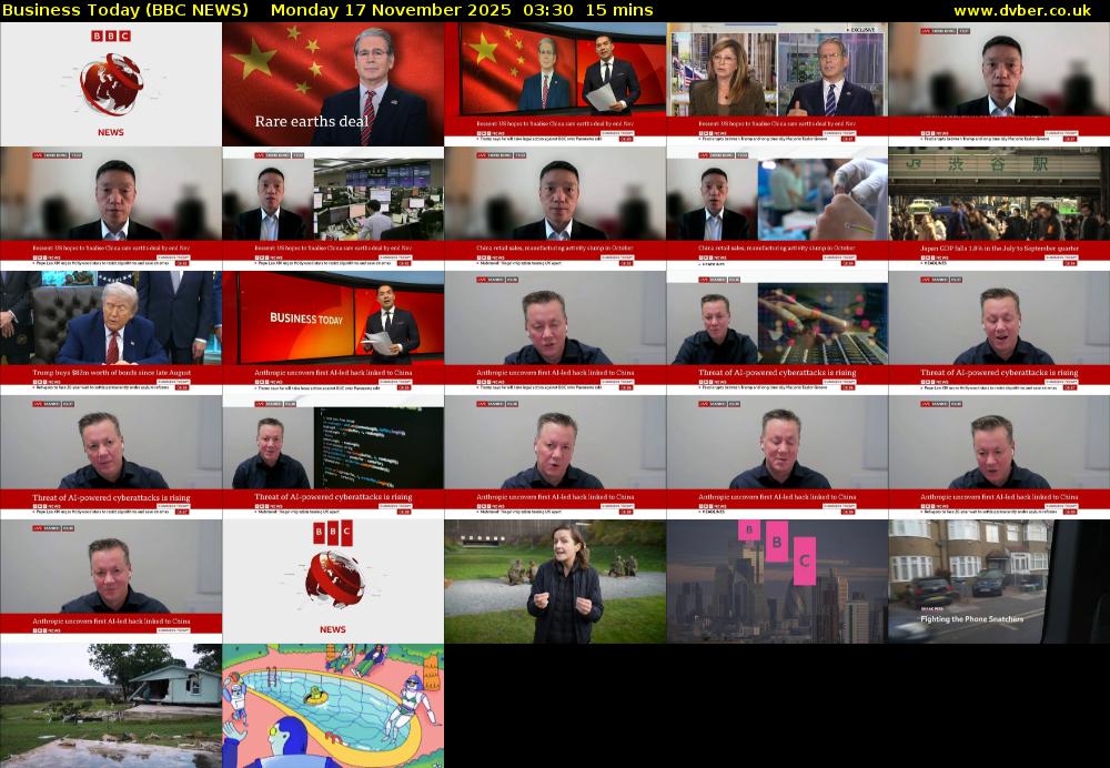 Business Today (BBC NEWS) Monday 17 November 2025 03:30 - 03:45