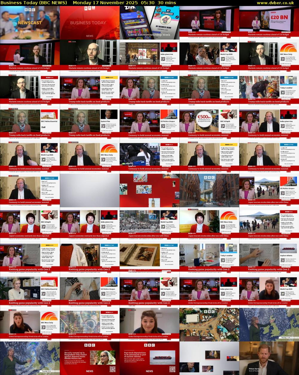 Business Today (BBC NEWS) Monday 17 November 2025 05:30 - 06:00