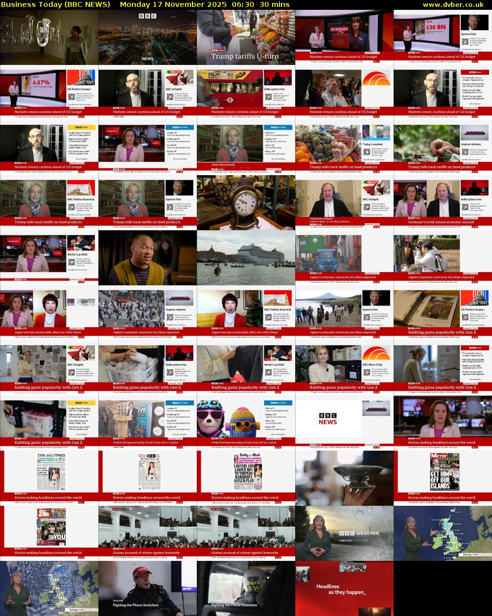 Business Today (BBC NEWS) Monday 17 November 2025 06:30 - 07:00