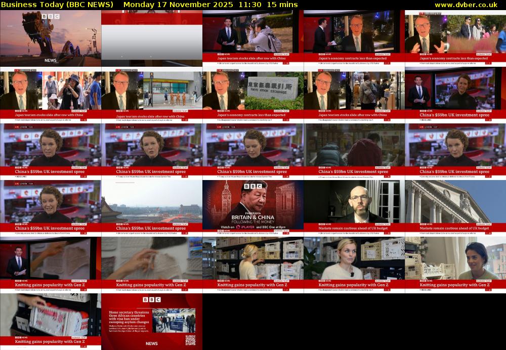 Business Today (BBC NEWS) Monday 17 November 2025 11:30 - 11:45