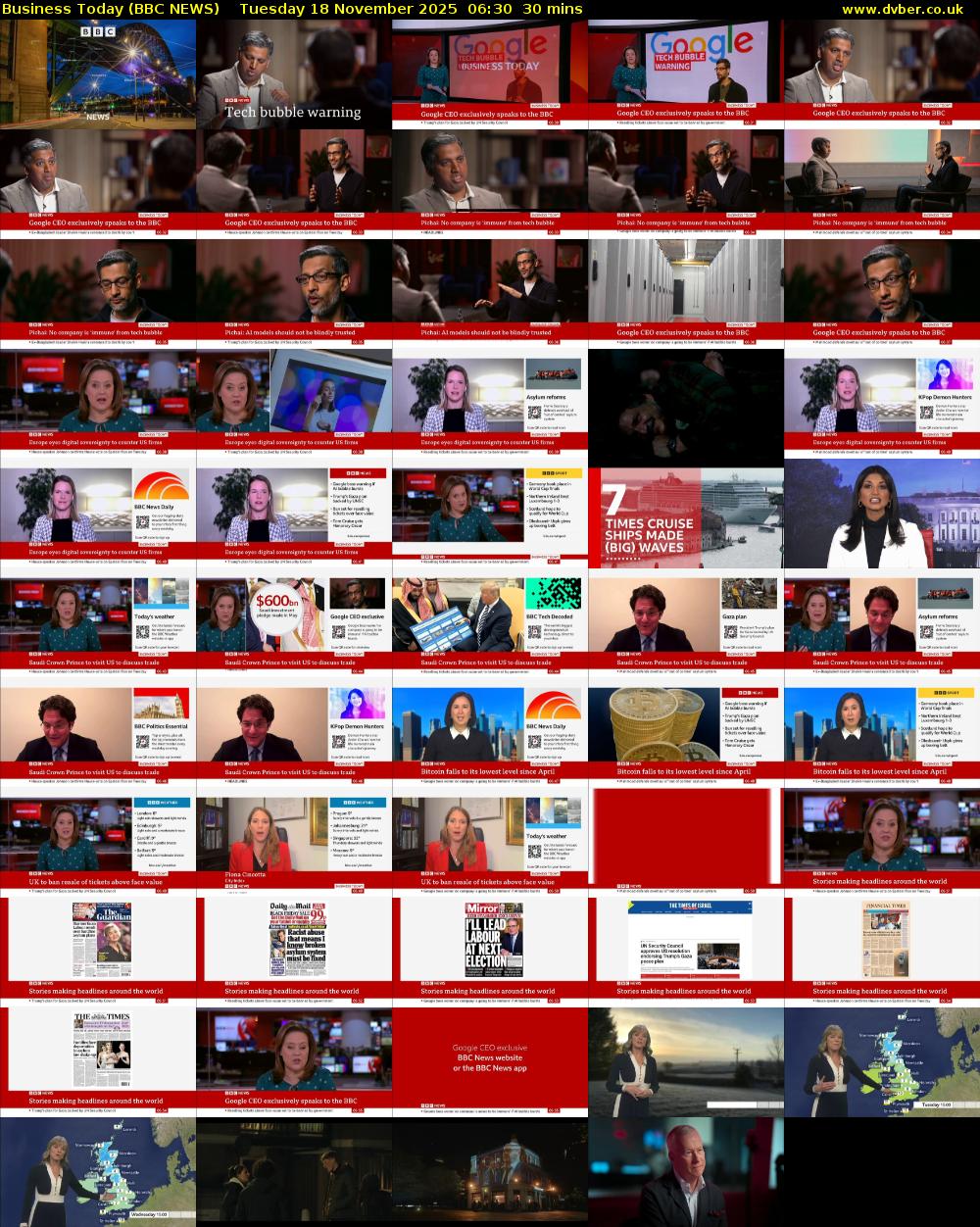 Business Today (BBC NEWS) Tuesday 18 November 2025 06:30 - 07:00