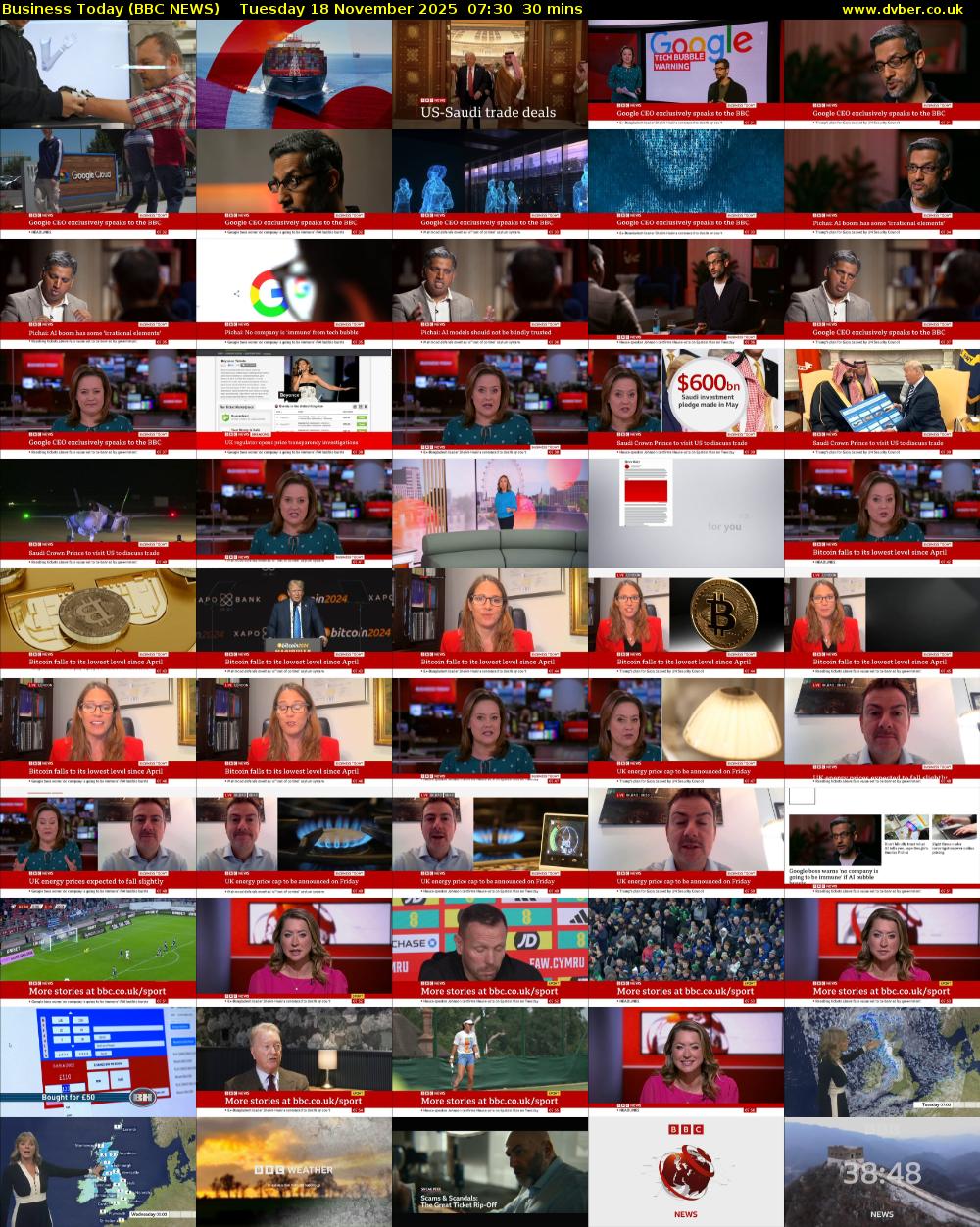 Business Today (BBC NEWS) Tuesday 18 November 2025 07:30 - 08:00