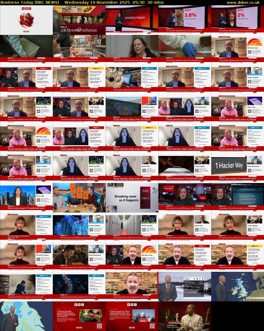 Business Today (BBC NEWS) Wednesday 19 November 2025 05:30 - 06:00