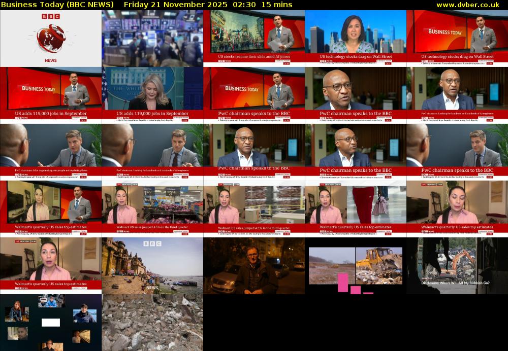 Business Today (BBC NEWS) Friday 21 November 2025 02:30 - 02:45