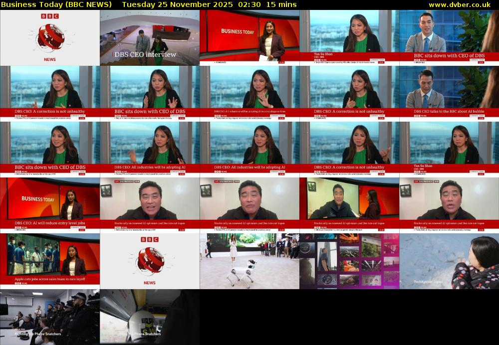 Business Today (BBC NEWS) Tuesday 25 November 2025 02:30 - 02:45