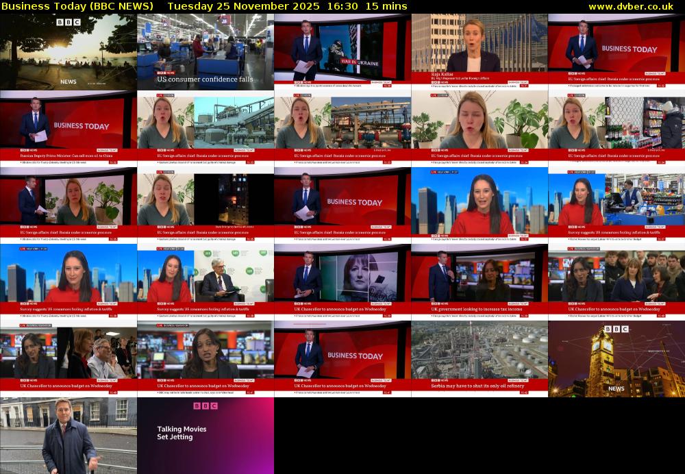 Business Today (BBC NEWS) Tuesday 25 November 2025 16:30 - 16:45