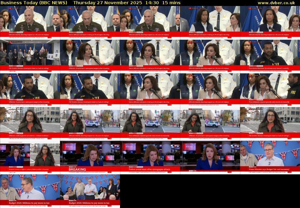 Business Today (BBC NEWS) Thursday 27 November 2025 14:30 - 14:45