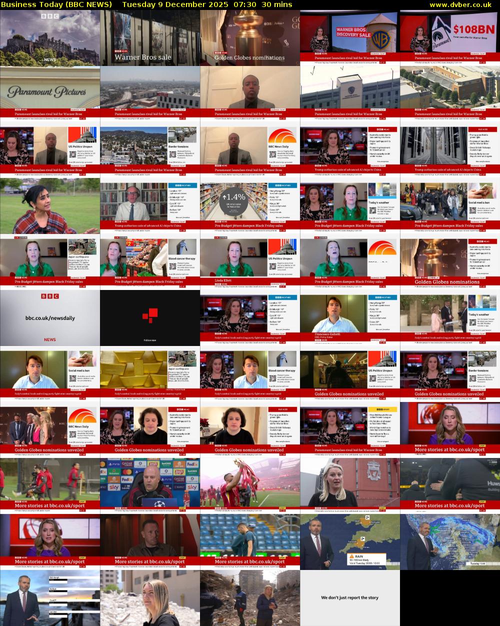 Business Today (BBC NEWS) Tuesday 9 December 2025 07:30 - 08:00