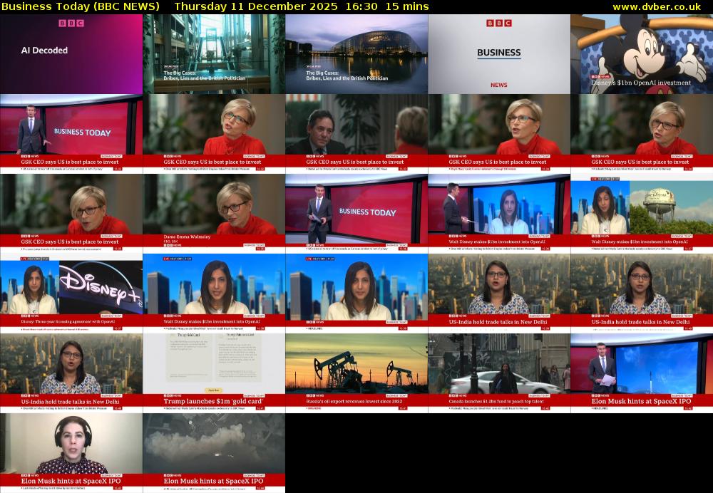 Business Today (BBC NEWS) Thursday 11 December 2025 16:30 - 16:45