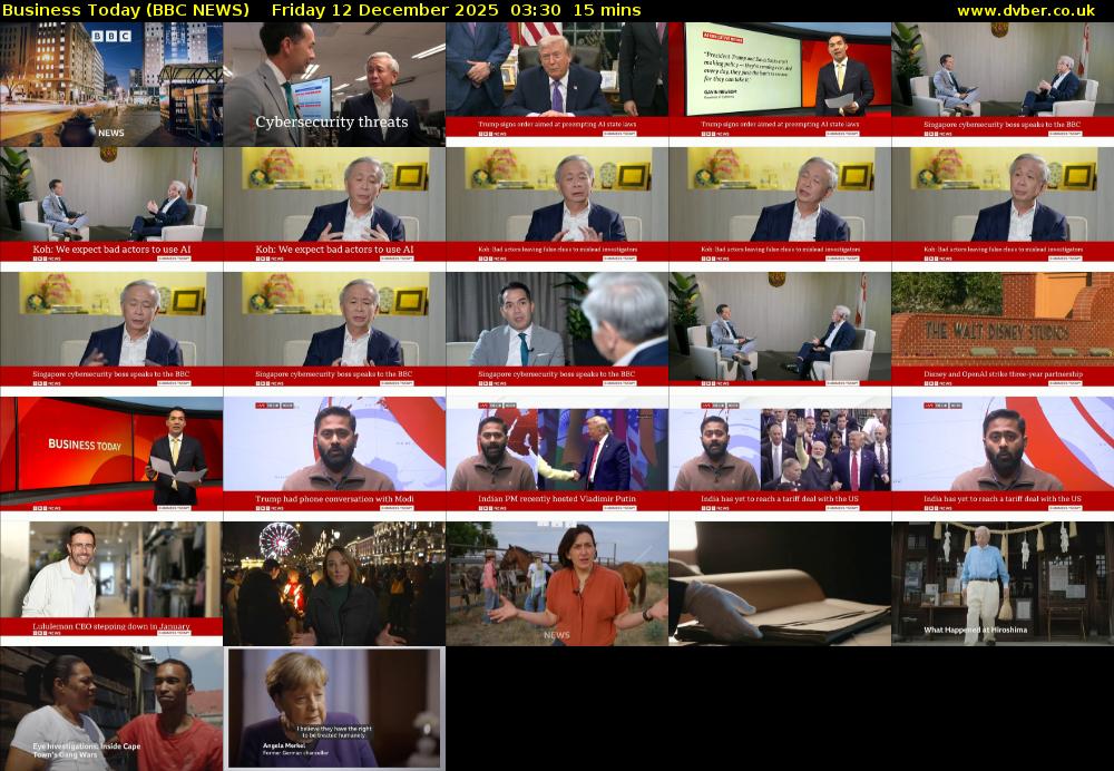 Business Today (BBC NEWS) Friday 12 December 2025 03:30 - 03:45