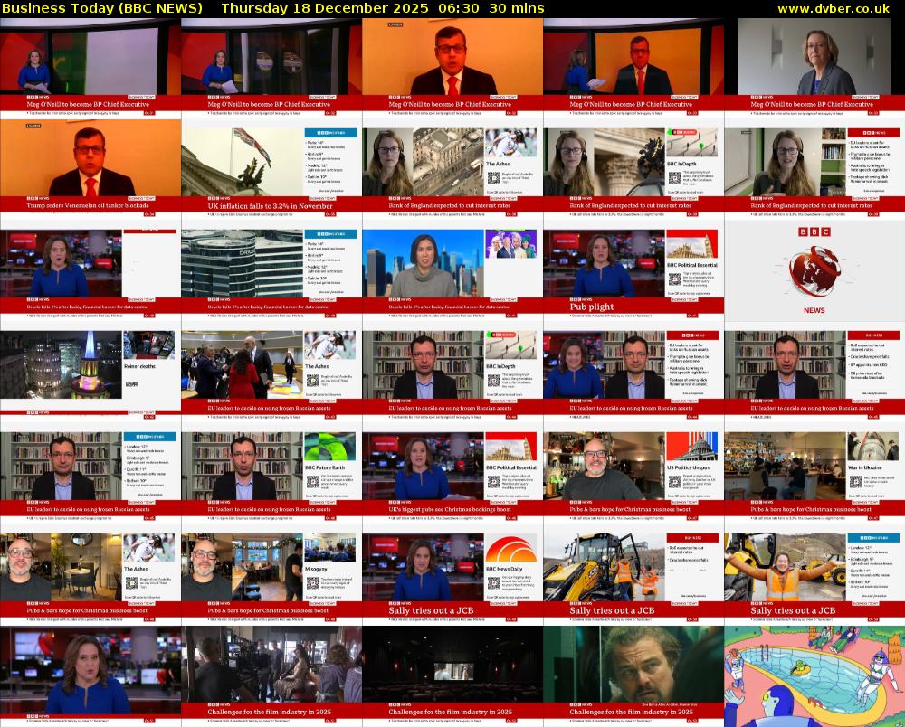 Business Today (BBC NEWS) Thursday 18 December 2025 06:30 - 07:00
