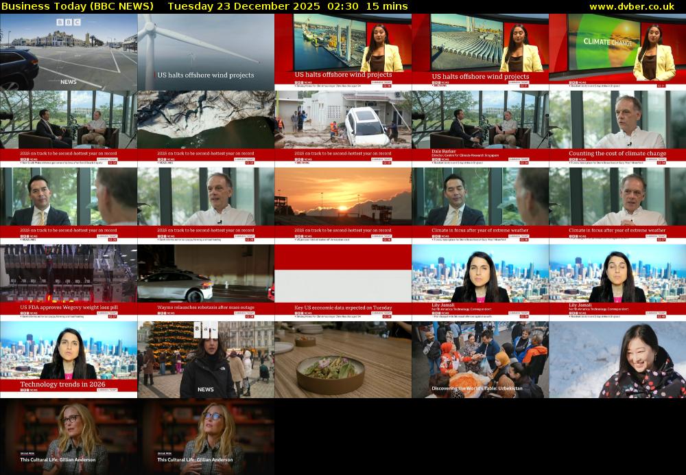 Business Today (BBC NEWS) Tuesday 23 December 2025 02:30 - 02:45