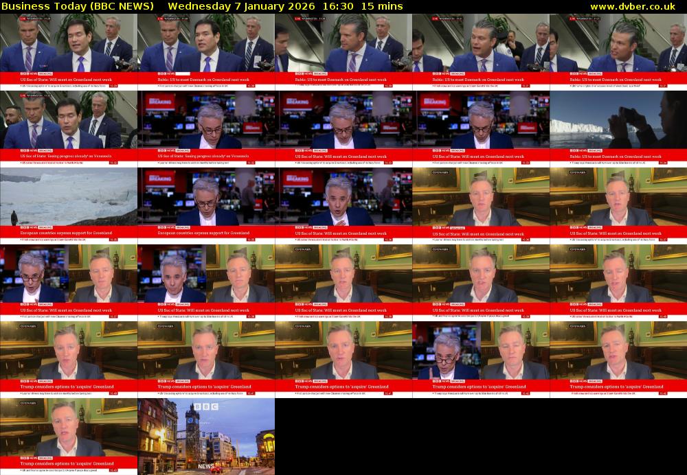 Business Today (BBC NEWS) Wednesday 7 January 2026 16:30 - 16:45