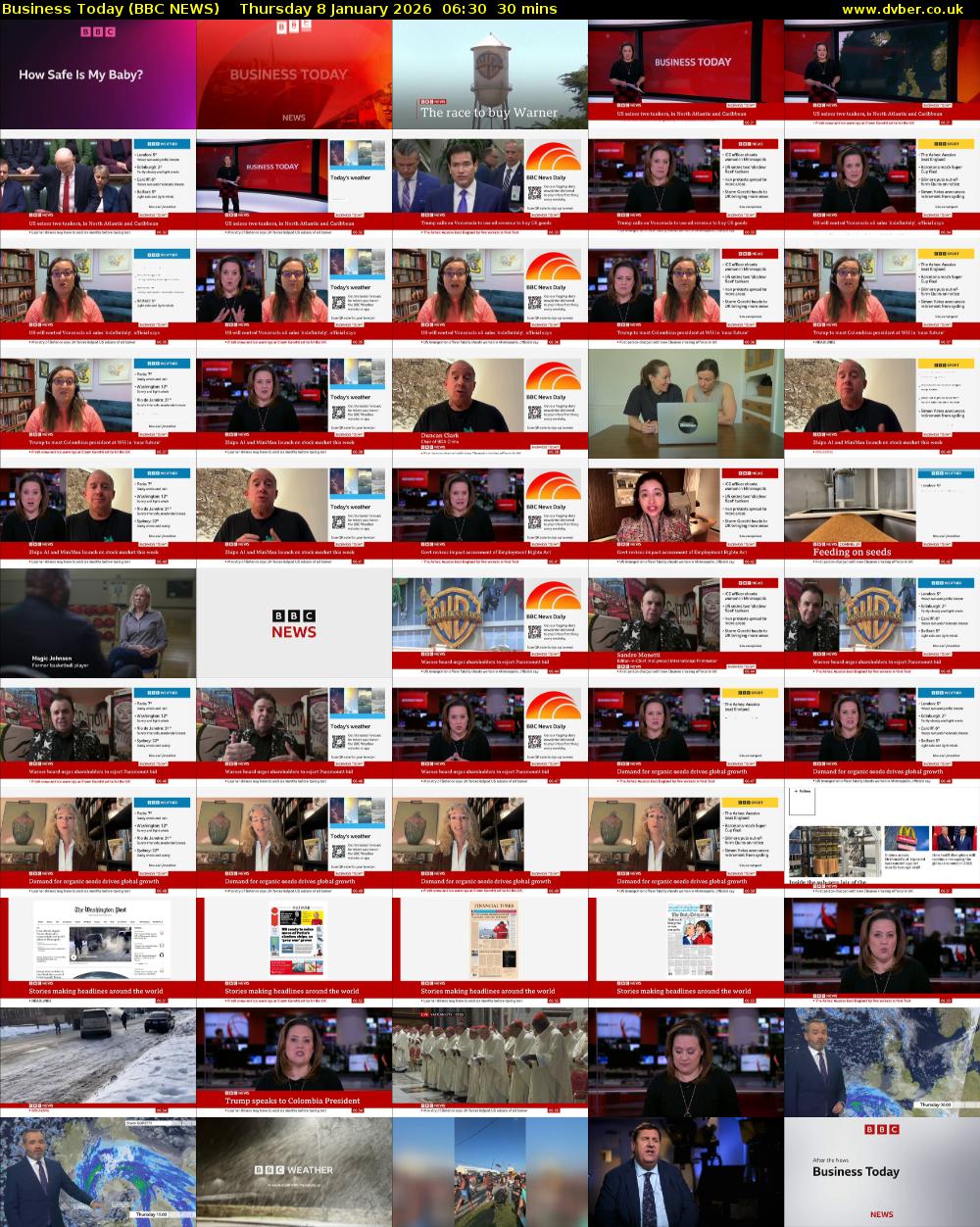 Business Today (BBC NEWS) Thursday 8 January 2026 06:30 - 07:00