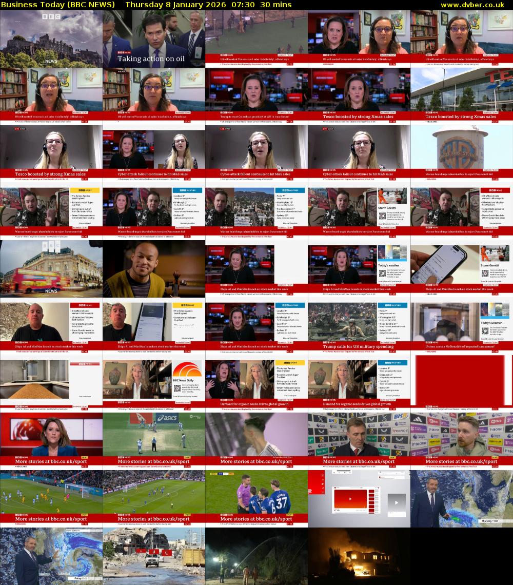 Business Today (BBC NEWS) Thursday 8 January 2026 07:30 - 08:00