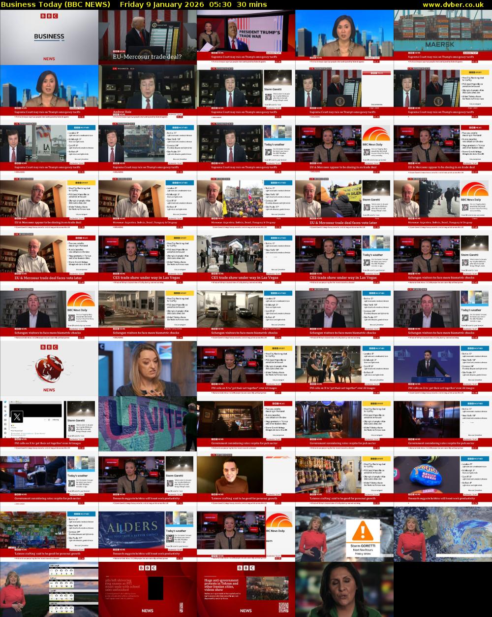 Business Today (BBC NEWS) Friday 9 January 2026 05:30 - 06:00