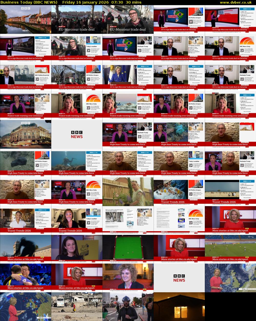 Business Today (BBC NEWS) Friday 16 January 2026 07:30 - 08:00